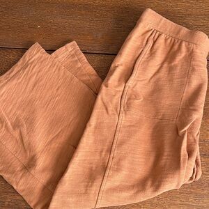 J Jill cropped slacks - rust color MT